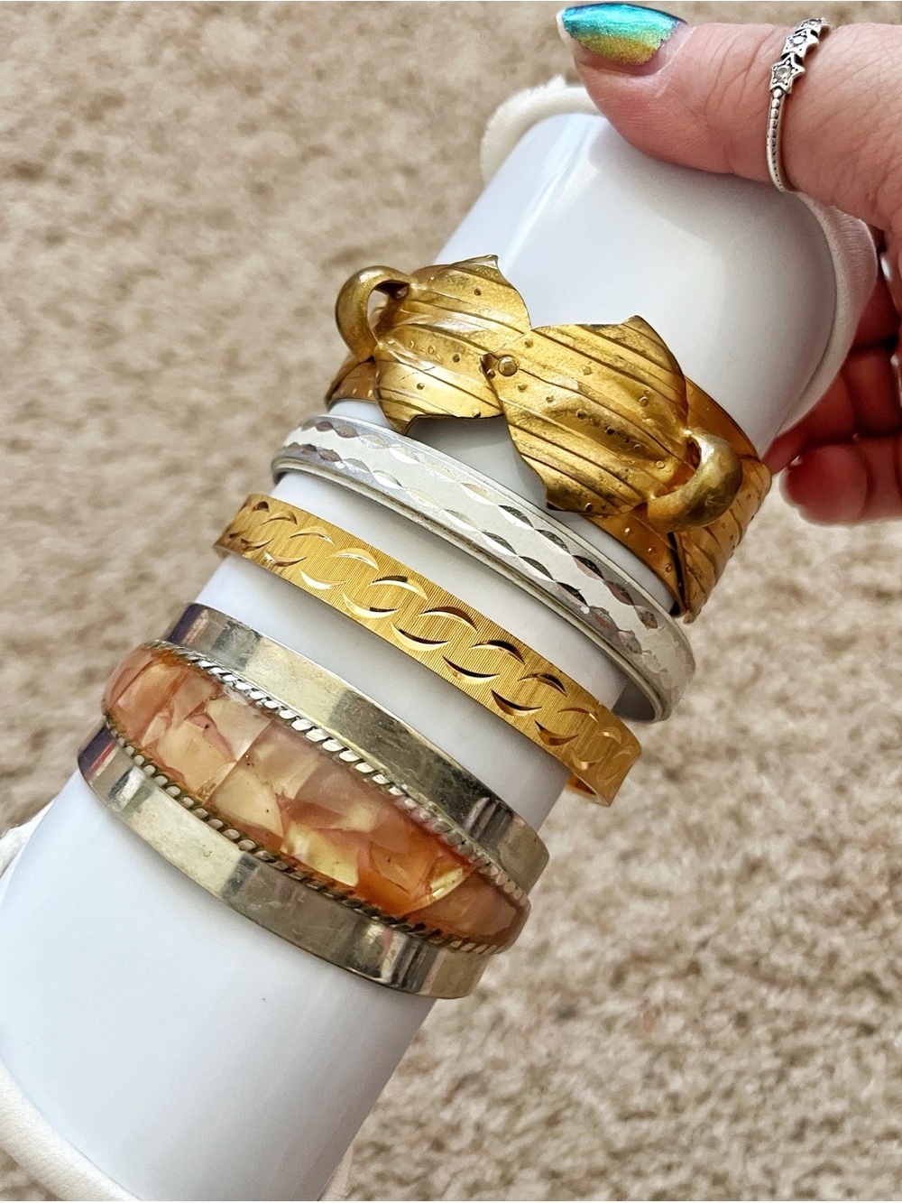 Vintage cuff bracelets